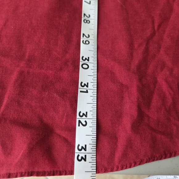 Vintage Sheplers Men's Western Shirt Burgundy Pearl Snap Button Down Size 17-36 - Picture 6 of 6